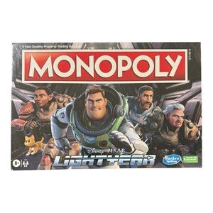 Disney Pixar Lightyear Monopoly Game – Brand New